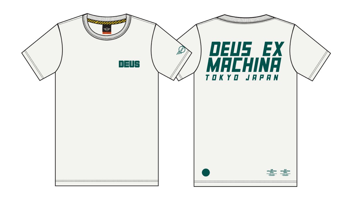 DEUS X MINI TOKYO EXCLUSIVE TEE VINTAGE WHITE